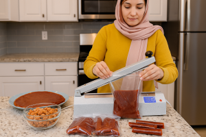 دستگاه دوخت پلاستیک برای لواشک