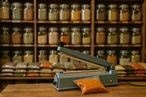 مزایای استفاده از دستگاه دوخت پلاستیک برای عطاری‌ ها