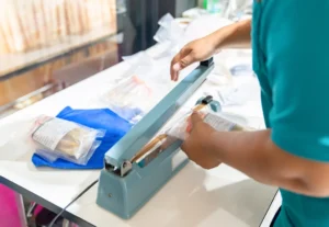 دستگاه دوخت پلاستیک سه خط