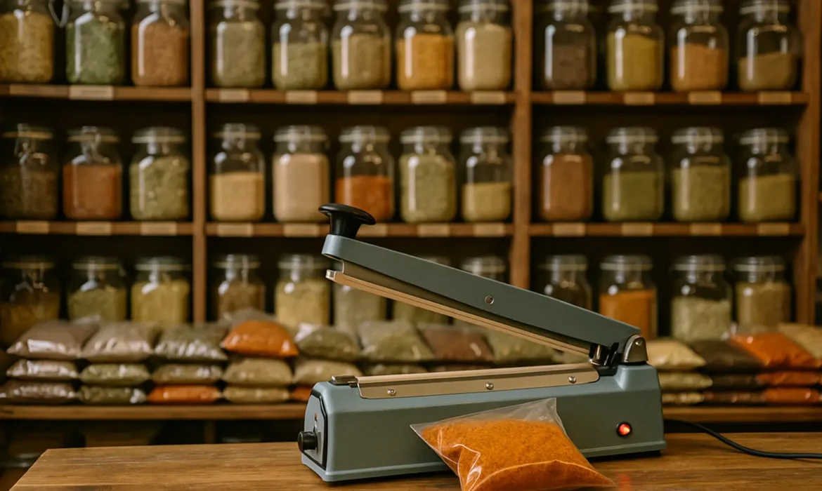 مزایای استفاده از دستگاه دوخت پلاستیک برای عطاری‌ ها